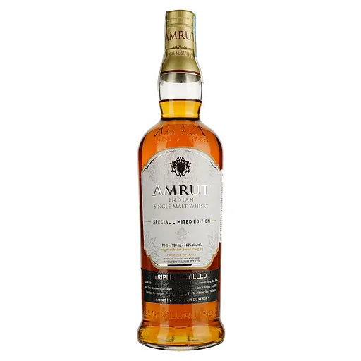 Віскі Amrut Ex Bourbon Triple Distilled 2014 60% 0.7 л в подарунковій упаковці - фото 2