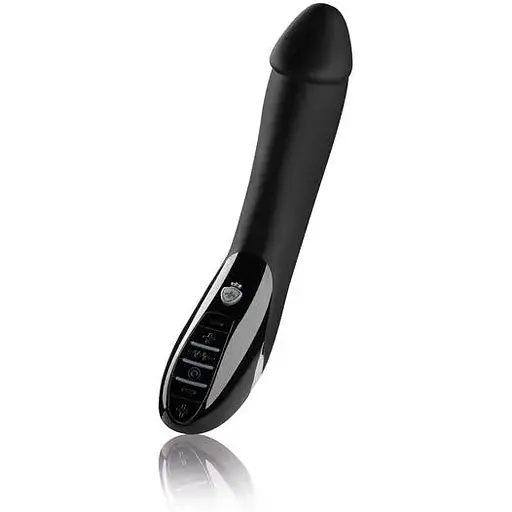 Вібратор з електростимуляцією Mystim Tickling Truman eStim Black