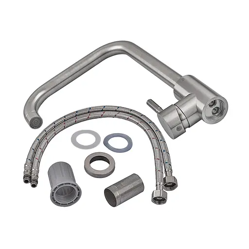 Смеситель для кухни Armata SUS-011-G нержавеющая сталь CH6486 - фото 2