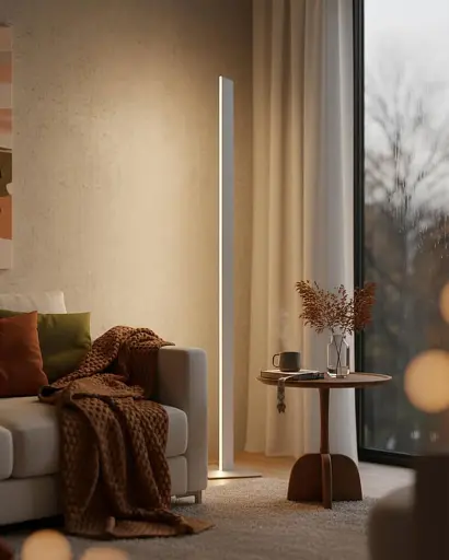 Торшер Goldlux 333865 Bernadetta LED 1x28W 4000K 3500Lm IP20 белый - фото 2