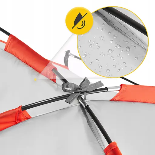 Намет пляжний 4FIZJO 200 x 115 см Grey (P-5905973401449) - фото 6