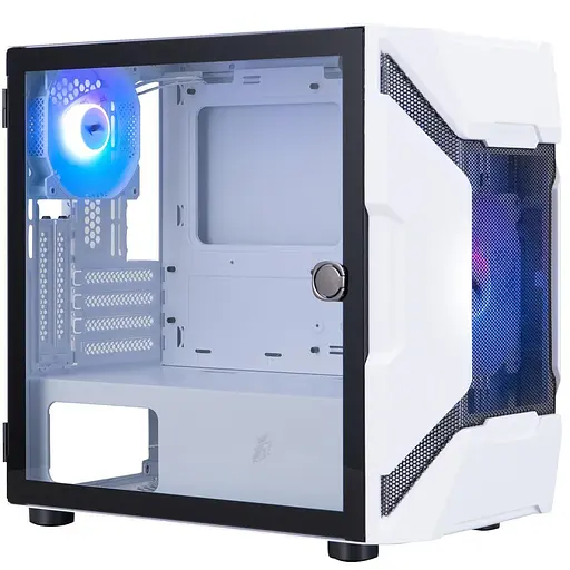 Корпус 1stPlayer D3-A-WH-1F7-14-W-1F7-W White без БЖ - фото 5