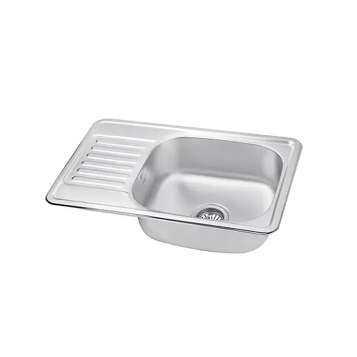 Кухонная мойка Kroner KRP Satin-6642 (0,8 мм) CV025281, Satin - фото 4