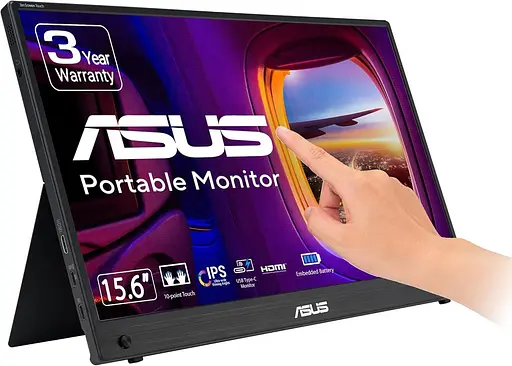 Монитор 15.6" ASUS ZenScreen MB16AMTR Portable FHD IPS 60Hz (90LM04S0-B02170) - фото 1