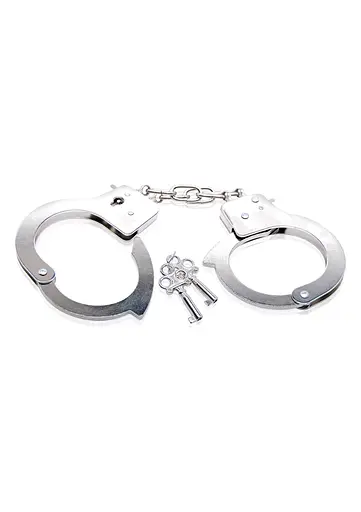Наручники Pipedream Fetish Fantasy Beginner Metal Cuffs сріблястий - фото 3