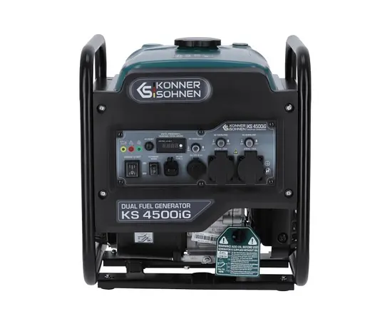 Інверторний генератор газ/бензин Konner&Sohnen 4.2/4.5 кВт KS 4500iG - фото 1