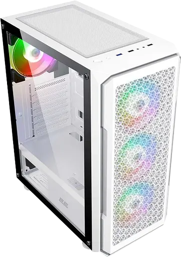 Корпус 2E Gaming Hexagon G338 White (2E-G338W) - фото 2