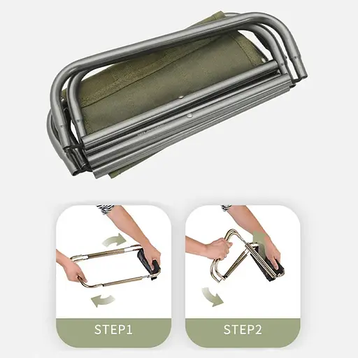 Складной туристический стул Naturehike Easy Wild NH17Z012-L (Зеленый) - фото 3