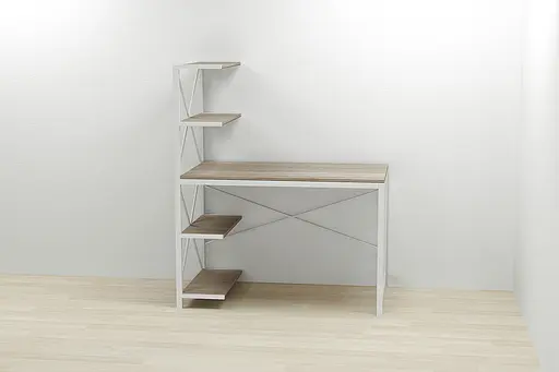 Комп'ютерний стіл Ferrum-decor Джек 75x120x60 Білий ДСП Сонома Трюфель (FRD-104390) - фото 2