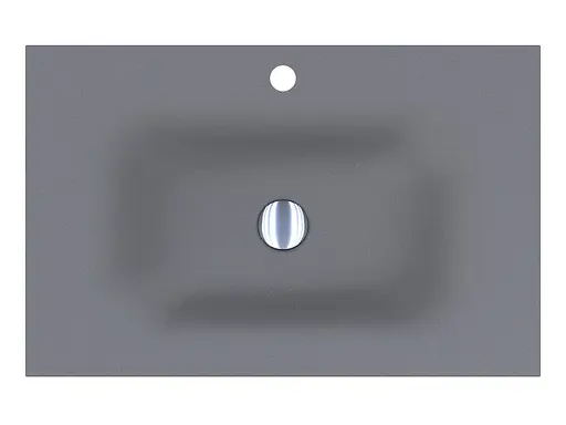 Умивальник Miraggio Jessel 700 mirastone gray 0001465, Сірий - фото 3