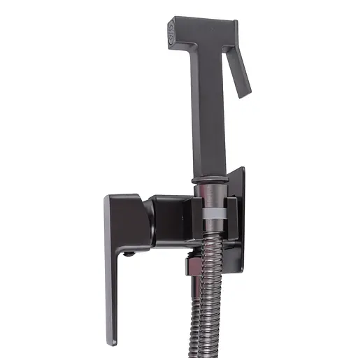 Набір гігієнічного душа прихованого монтажу Globus Lux Milano GLM-0-106MIX-GP, Графит - фото 7