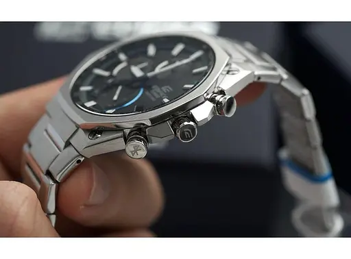 Сталеві чоловічі кварцові наручні годинники Casio оригінал Японія Edifice EQB-1100D-1AER зі сталевим браслетом - фото 4