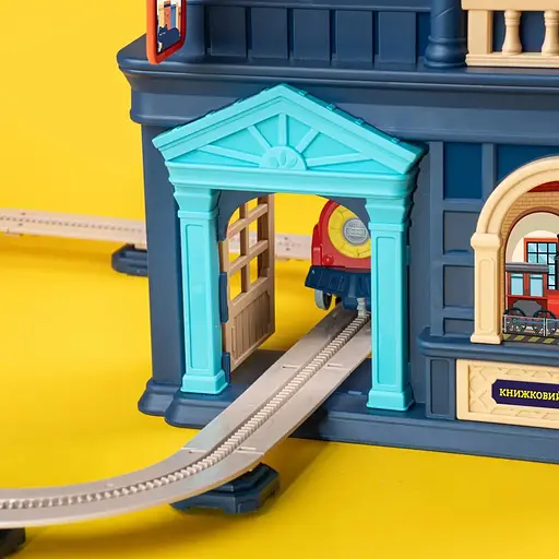 Игровой набор Otamanko Храбрый Паровозик трюковая железная дорога 142 детали - фото 6