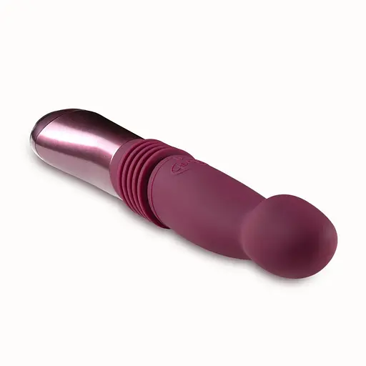 Вібратор Blush Temptasia Trixie 25.4 см бордовий - фото 5