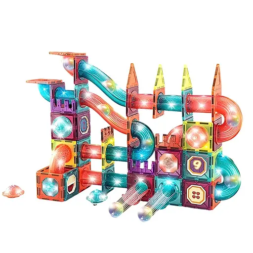 Конструктор магнітний DIY Magnetic Building Blocks на 140 деталей (СН1174) - фото 2