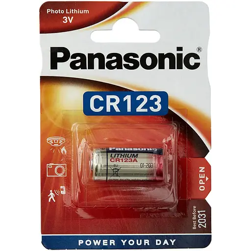 Батарейка Panasonic CR 123 BLI 1 Lithium