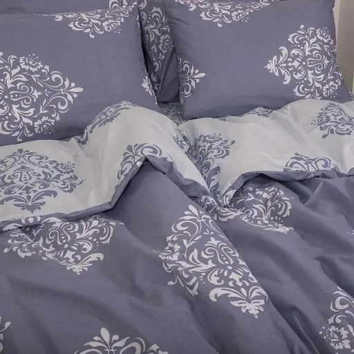 Комплект постільної білизни Viluta євро ранфорс 19001 100% бавовна - фото 4