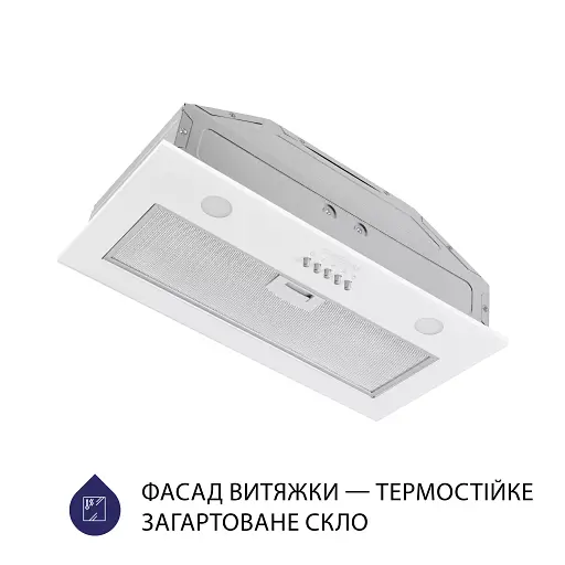 Витяжка повновбудована Minola HBI 5262 WH GLASS 700 LED - фото 2