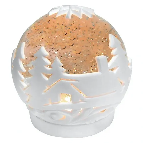 Шар Ялинки з підсвіткою d-14 см - фото 3