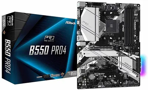 Материнская плата AsRock B550 PRO4 (B550 PRO4) (Socket AM4, AMD B550, Micro-ATX) - фото 5