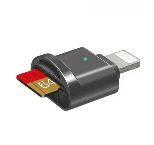 Адаптер для читання Micro TF SD-карт, конвертер для Iphone Ipad OTG в Micro SD