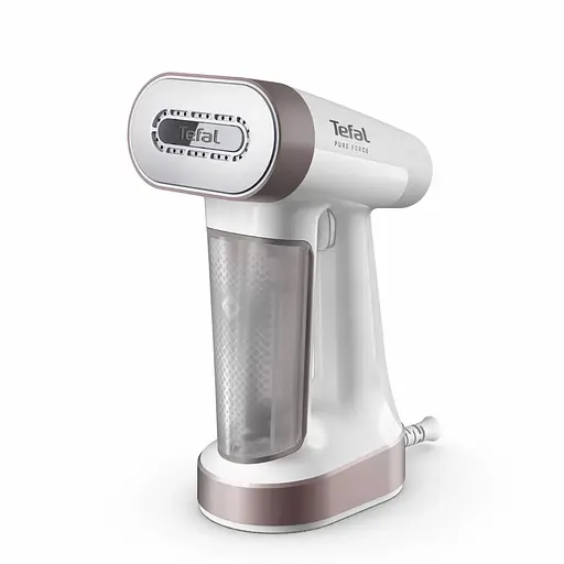 Tefal Отпариватель компактный Pure Force 2в1, 1800Вт, 180мл, постоянный пар - 35гр, керам. подошва, белый - фото 1
