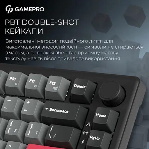 Клавіатура GamePro Asgard Yord Black (MK266BK) [152947] - фото 17