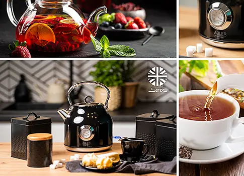 Чайник электрический с термометром Adler AD 1346 Black - фото 6