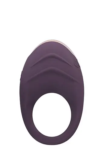 Эрекционное кольцо с вибрацией Dreamtoys Aveta 7 см пурпурный - фото 2