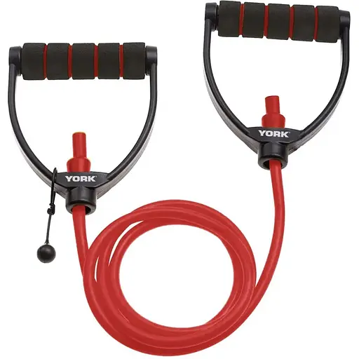 Эспандер трубчатый с ручками York Fitness 6-9кг, красный