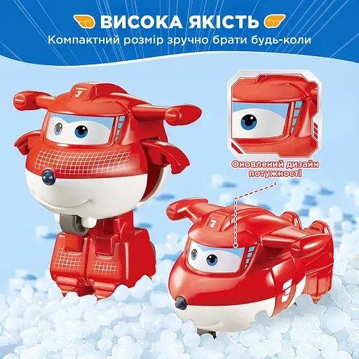 Ігрова фігурка-трансформер Super Wings Transform-a-Bots Джетт (Jett) 5 см (EU780010) - фото 6