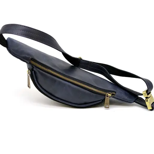 Чоловіча шкіряна сумка на пояс TARWA 14х36х8 см sum0026017 - фото 6