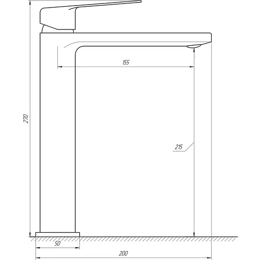 Смеситель для раковины TOPAZ LEXI ODISS TO 18203-H52-BL - фото 4