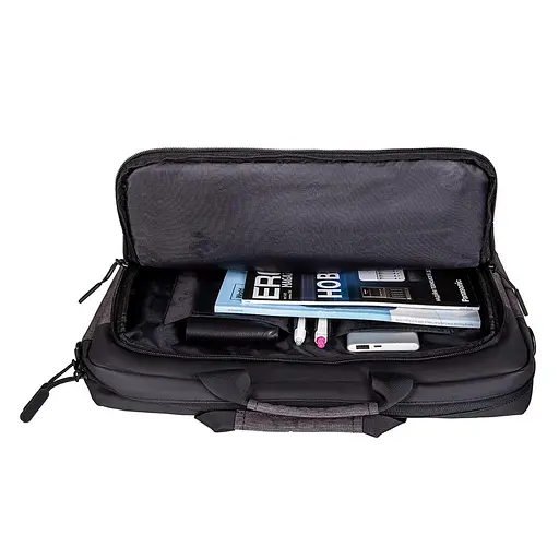 Сумка для ноутбука 2E 16ъ Urban Groove, Black, нейлон/полиуретан, 455 x 315 x 140 мм (2E-CBT9175BK) - фото 9