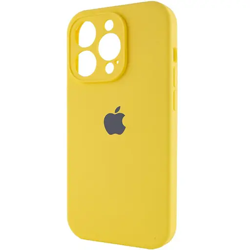 Чехол Epik Silicone Case Full Camera Protective AA для Apple iPhone 15 Pro 6.1 Желтый/Yellow - фото 3