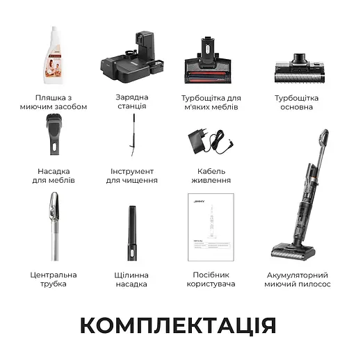 Бездротовий миючий пилосос Jimmy HW11 PRO MAX 3 в 1 - фото 12