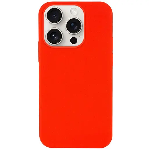 Чохол Epik Silicone Case Full Protective AA NO LOGO для Apple iPhone 15 Pro 6.1 Червоний/Red - фото 1