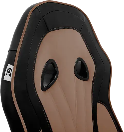 Геймерське крісло GT Racer чорне коричневе (X-2645 Black/Brown) - фото 9