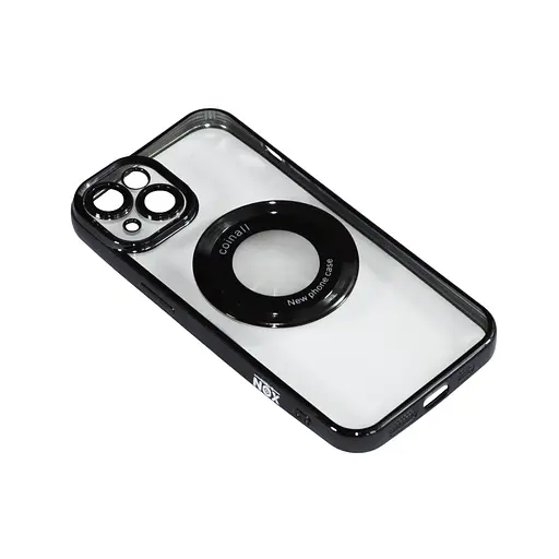 Магнітний чохол XON PhoneCase Magnetic для iPhone 13 Mini (PCMC1113000B 7959) Чорний/Прозорий - фото 1