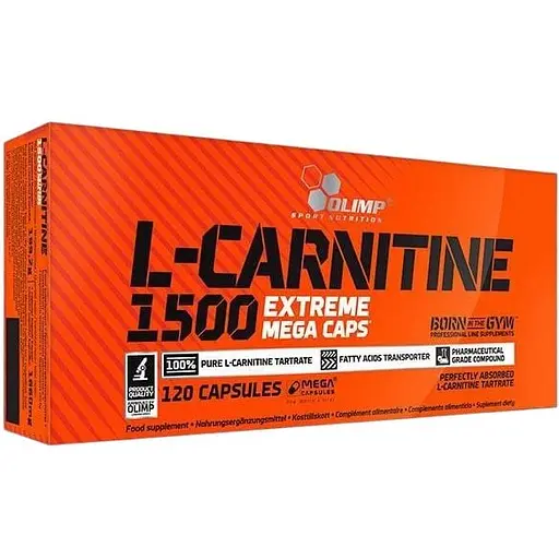 Жиросжигатель Olimp L-Carnitine 1500 Extreme Mega Caps 120 caps