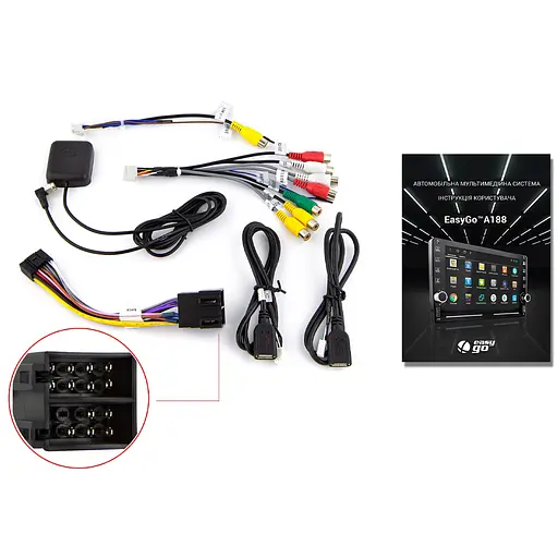 Автомагнітола EasyGo A188 + DSP процесор - фото 7