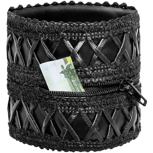 Женский наручный кошелек Noir Handmade F326 Wrist wallet With hidden zipper