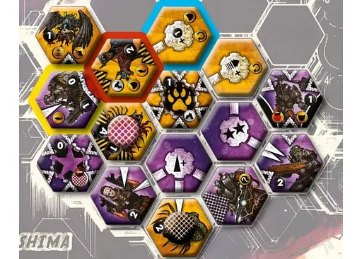 Настольная игра Geekach Games Нейрошима Гекс. Битва: Стальная полиция против Чудовищ (Neuroshima Hex: Battle) (укр.) (GKCH0273) - фото 5