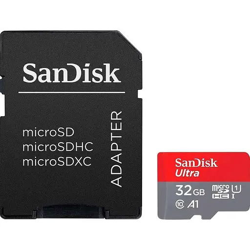 Карта памяти MICRO SDHC 32GB UHS-I SDSQUA4-032G-GN6IA SANDISK - фото 1