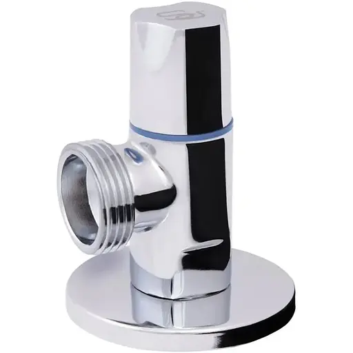 Кран приладовий SD Forte 1/2"х3/4" ручка "коло" SF342W1520 - фото 1