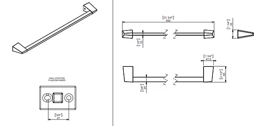 Тримач для рушника Sonia S2 156108 Хром - фото 3