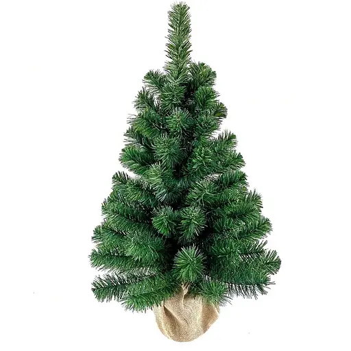 Ялинка Hvoya Classic в мішковині 70 см зелена