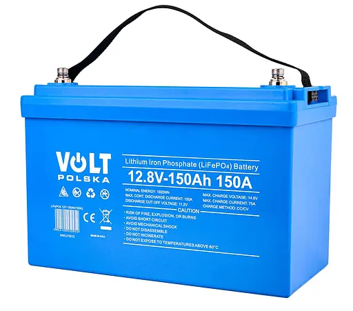 Аккумуляторная батарея Volt Polska LiFePO4 12.8V 150Ah 150А + BMS + Bluetooth - фото 5