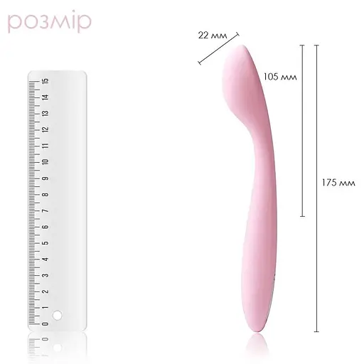 Стимулятор клітора та точки G Svakom Keri Pale Pink - фото 2