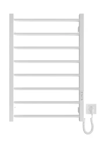 Електрична рушникосушарка HF Leeds 770x530 white matte 6.1.0802.06.WM, Білий матовий, універсальне (коннектор), Електронний - фото 2